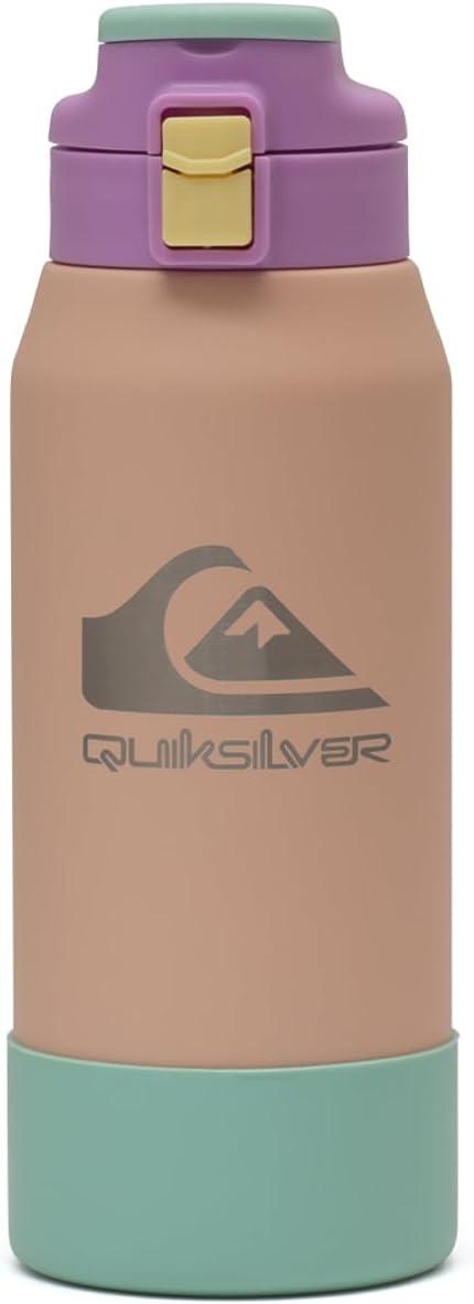 imageQuiksilver Redondo 26oz Double Wall Stainless Steel Water Bottle Reusable Sports Bottle with LeakProof Lid NonSlip Rubber Base Carrier Handle insulated Tumblers 24H Hot ampamp Cold BeveragePeach