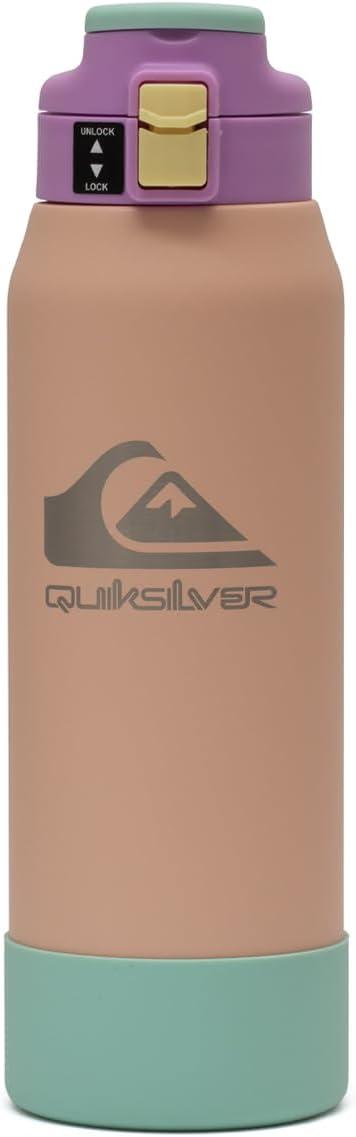 imageQuiksilver Redondo 26oz Double Wall Stainless Steel Water Bottle Reusable Sports Bottle with LeakProof Lid NonSlip Rubber Base Carrier Handle insulated Tumblers 24H Hot ampamp Cold BeveragePeach