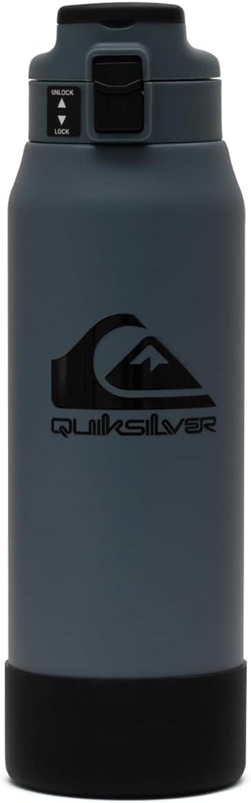 imageQuiksilver Redondo 26oz Double Wall Stainless Steel Water Bottle Reusable Sports Bottle with LeakProof Lid NonSlip Rubber Base Carrier Handle insulated Tumblers 24H Hot ampamp Cold BeverageTieDye