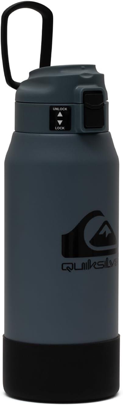 imageQuiksilver Redondo 26oz Double Wall Stainless Steel Water Bottle Reusable Sports Bottle with LeakProof Lid NonSlip Rubber Base Carrier Handle insulated Tumblers 24H Hot ampamp Cold BeverageTieDye