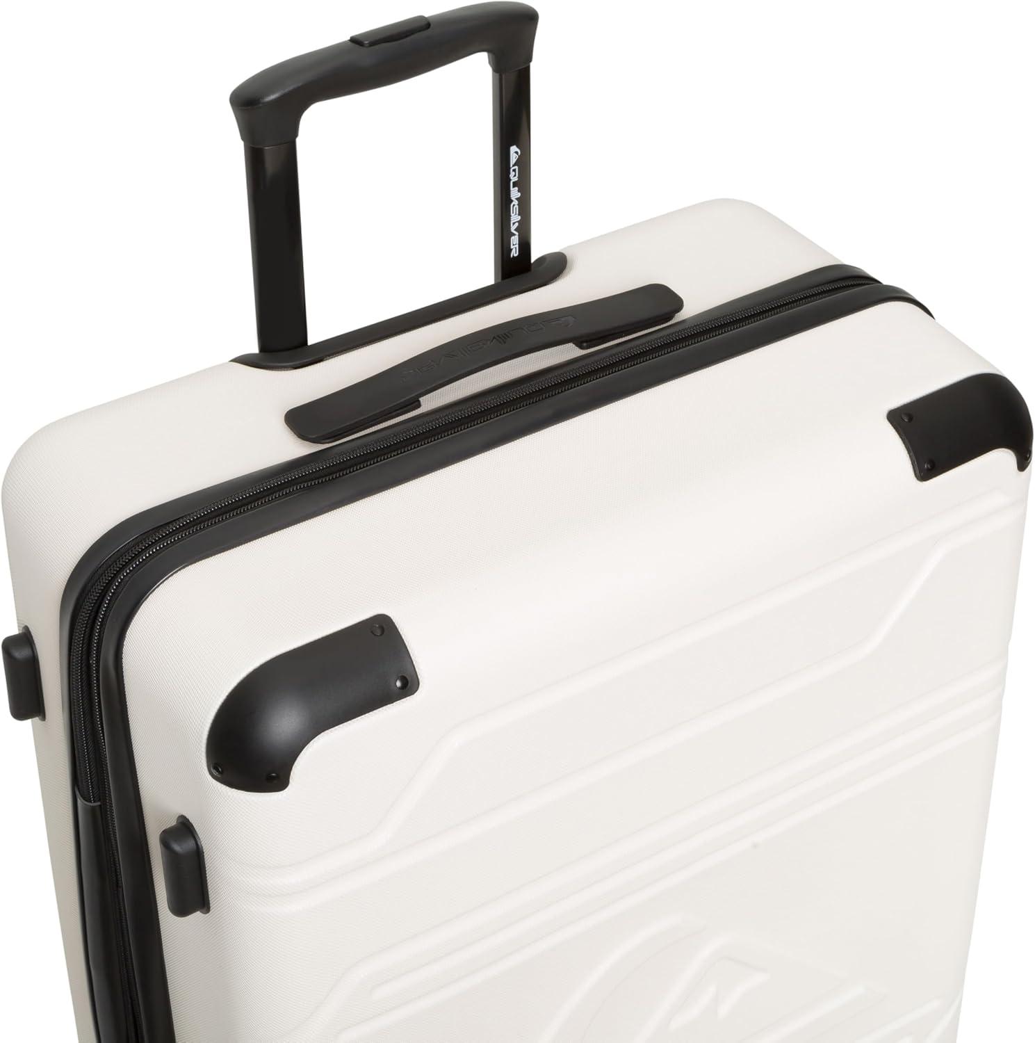 imageQuiksilver Rincon Suitcases Hardside Luggage with Spinner Wheels Large 3Piece Set 202630 BlackWhite