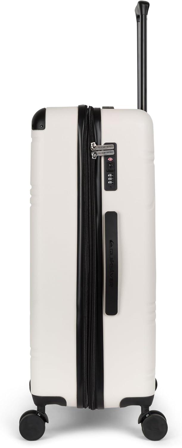 imageQuiksilver Rincon Suitcases Hardside Luggage with Spinner Wheels Large 3Piece Set 202630 BlackWhite