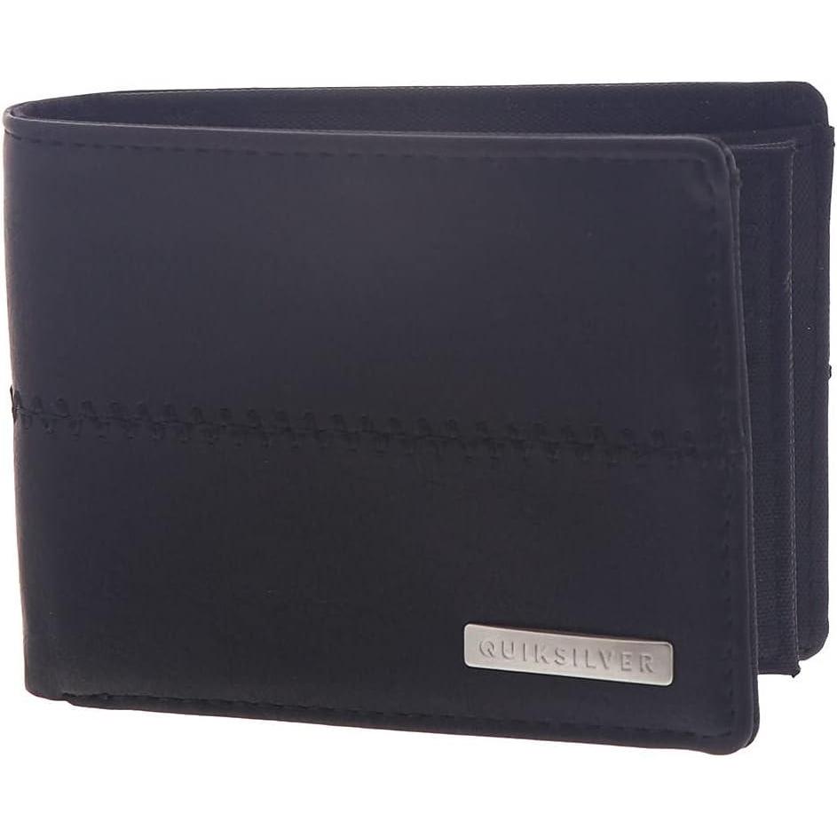 imageQuicksilver Liberated Brands Mens Stitchy BiFold WalletBlack