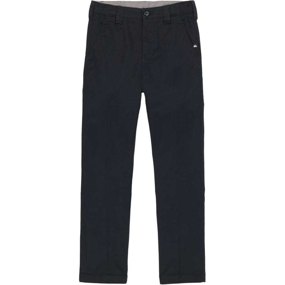 imageQuiksilver Boys Everyday Union Stretch Chino Pants Casual Bottoms for Kids Straight FitBlack Union