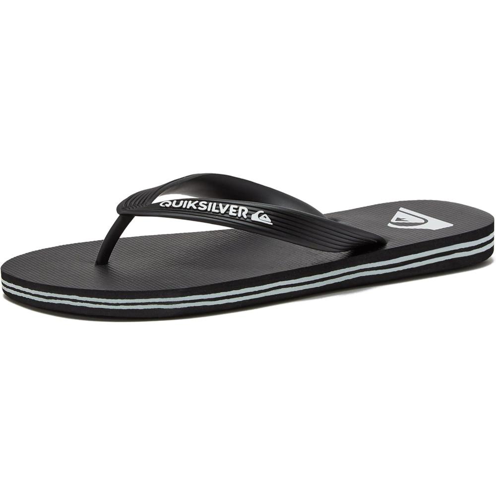 imageQuiksilver Boys FlipFlop SandalBlackBlackWhite