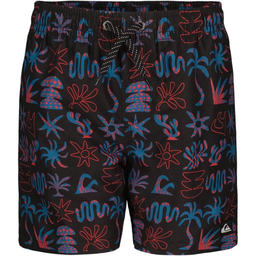 imageQuiksilver Boys Volley Swim Trunks with UPF 50 Sun Protection Quick Dry Bathing Suit ShortsPhantom