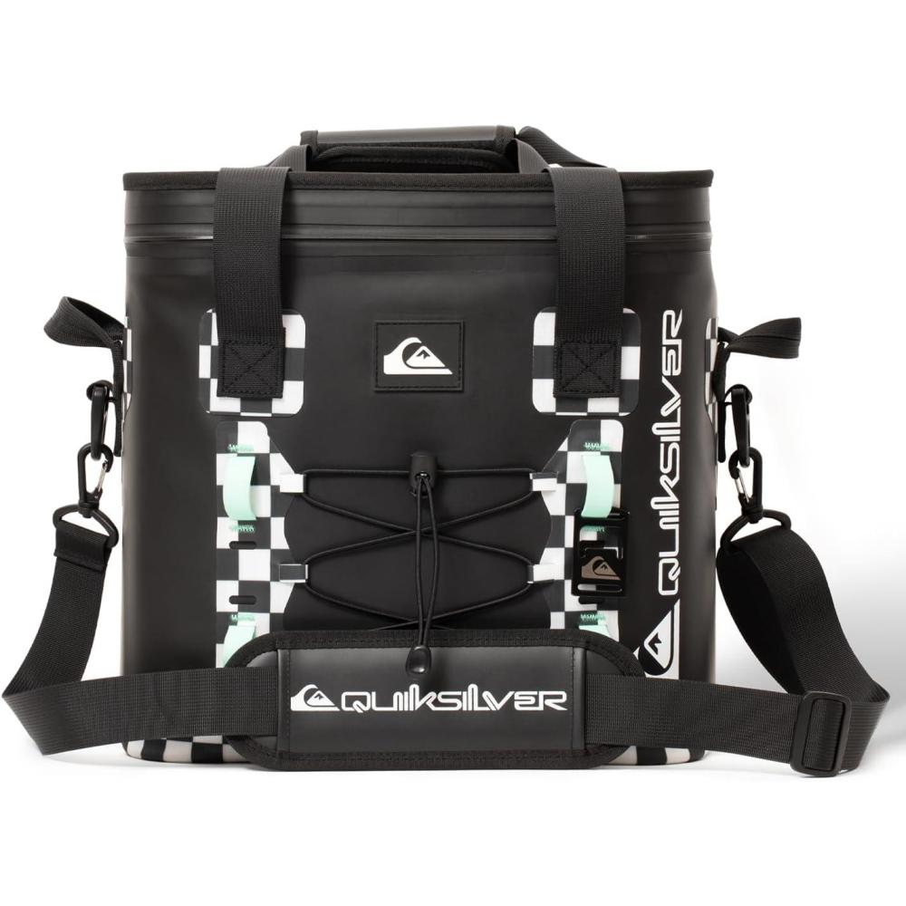 imageQuiksilver Insulated Cooler Bag 24 Can Portable Cooler with 4872 Hour Ice Retention Waterproof ampamp Durable 20L Camping Backpack for Travel Beach Fishing Boating ampamp Outdoor AdventuresCheckered