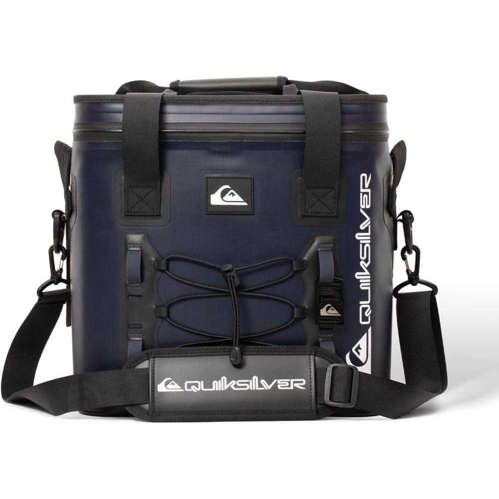 imageQuiksilver Insulated Cooler Bag 24 Can Portable Cooler with 4872 Hour Ice Retention Waterproof ampamp Durable 20L Camping Backpack for Travel Beach Fishing Boating ampamp Outdoor AdventuresDark Navy