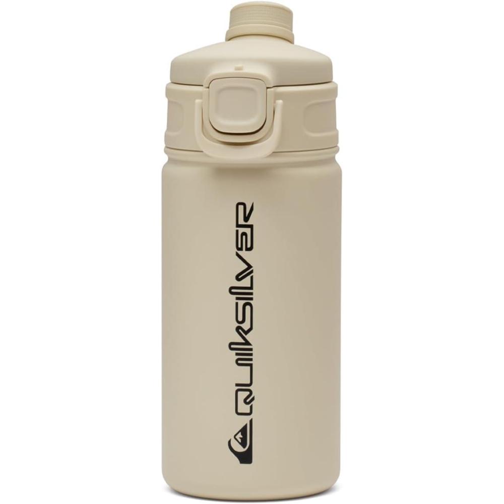 imageQuiksilver Laguna 24oz Tripple Wall Stainless Steel Water Bottle Reusuable Sports Bottle with LeakProof Straw and Spout Lid NonSlip Rubber Base Carrier Handle 24H Hot ampamp Cold Insulated TumblerSnow