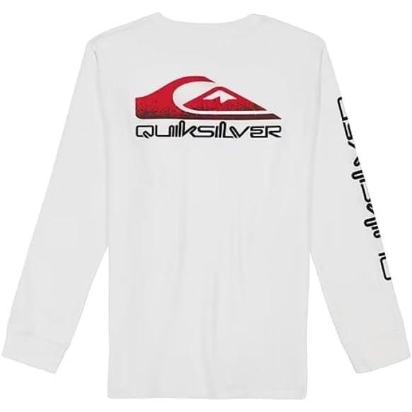 imageQuiksilver Little Boys Crew Neck Long Sleeve Graphic TShirt White 5