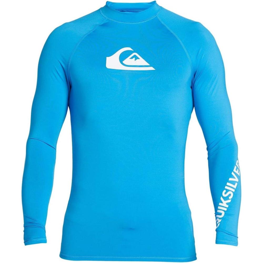 imageQuiksilver Mens All Time Long Sleeve UPF 50 RashguardBlithe