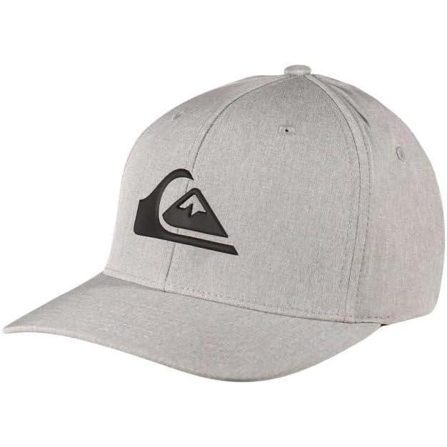 imageQuiksilver Mens Amped Up Flexfit HatSleet Gray Heather