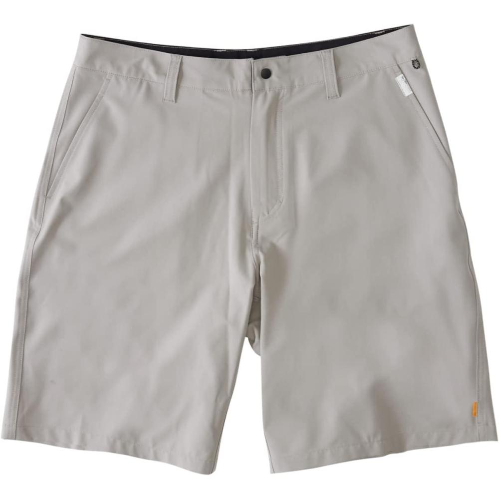 imageQuiksilver Mens Backwater Amphibian 20 Hybrid ShortsFlint Gray