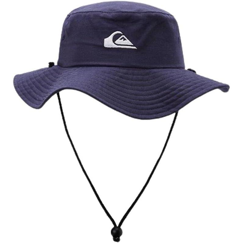 imageQuiksilver Mens Bushmaster Sun Protection Floppy Visor Bucket HatInsignia Blue