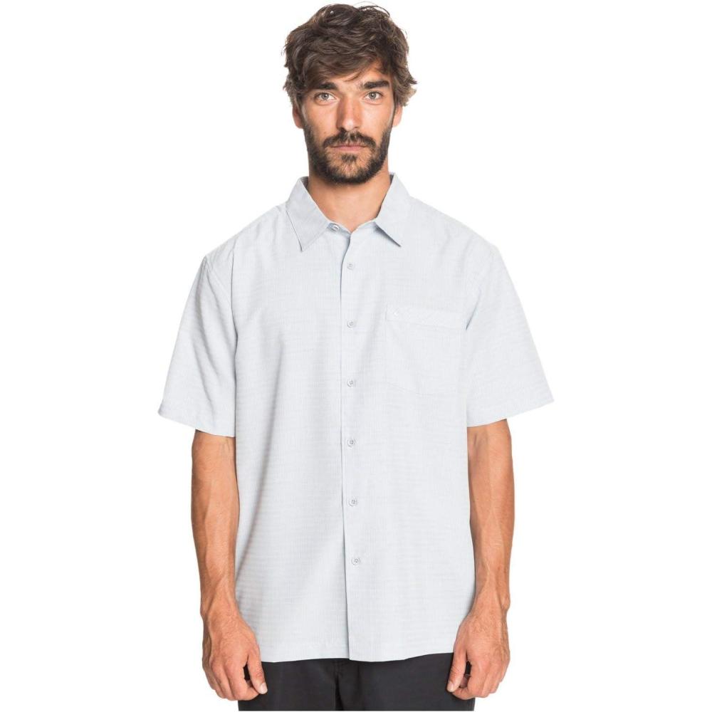 imageQuiksilver Mens Centinela 4 Button Up Comfort Fit Pocket ShirtDusty Blue Centinella