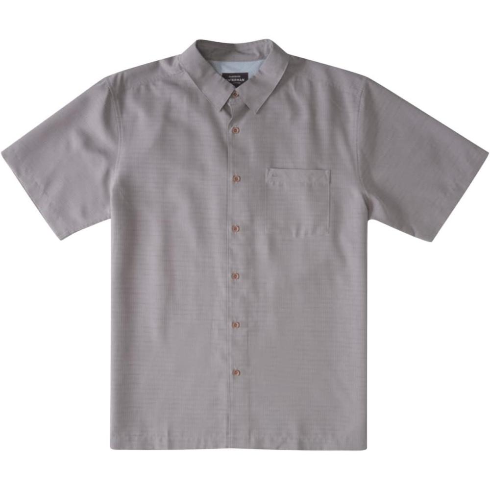 imageQuiksilver Mens Centinela 4 Button Up Comfort Fit Pocket ShirtFlint Gray Centinella