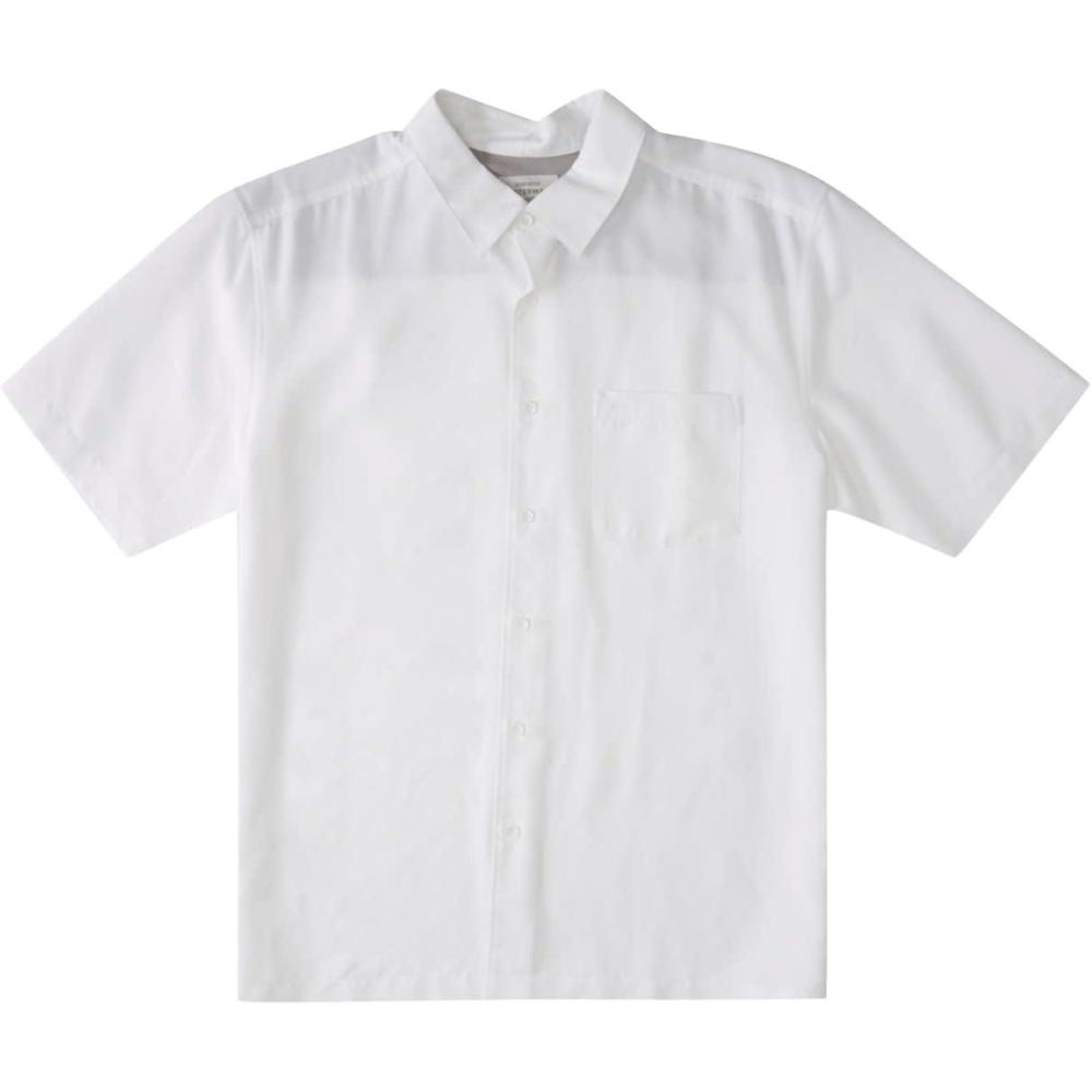 imageQuiksilver Mens Centinela 4 Button Up Comfort Fit Pocket ShirtWhite Centinella