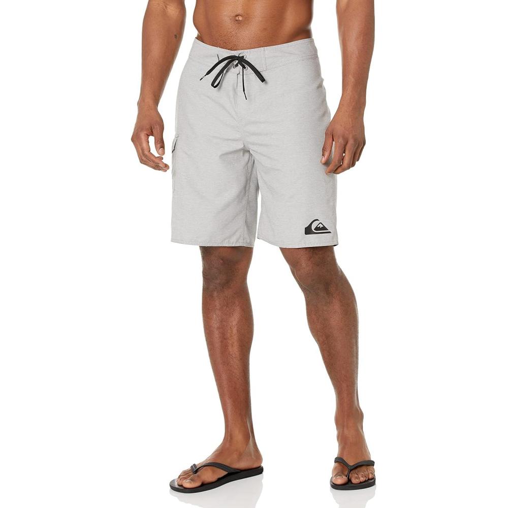 imageQuiksilver Mens Everyday 20 Inch Boardshort Swim Trunk Bathing SuitAthletic Heather
