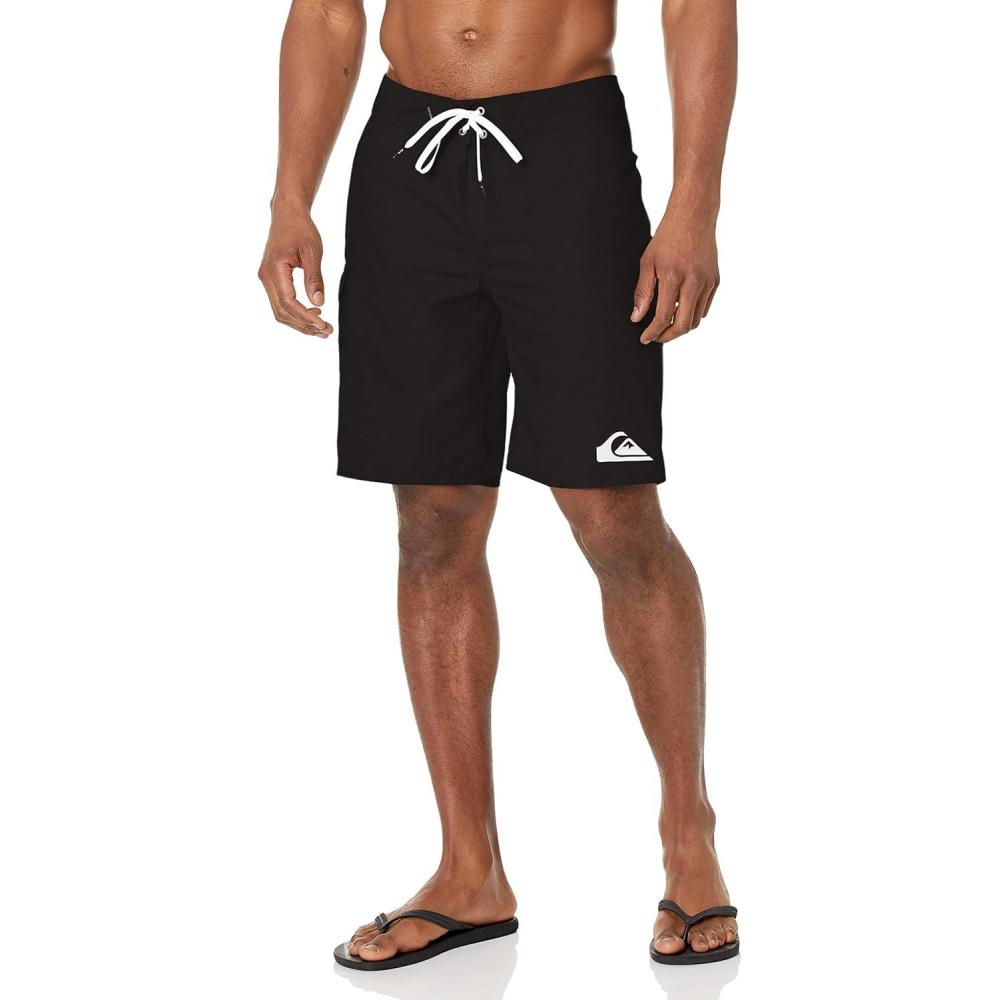 imageQuiksilver Mens Everyday 20 Inch Boardshort Swim Trunk Bathing SuitBlack