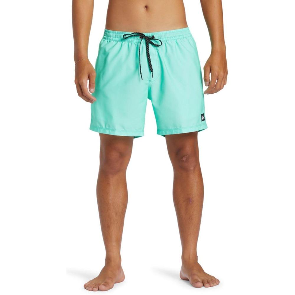 imageQuiksilver Mens Everyday Solid 15 Volley Boardshort Swim TrunkBeveled Glass