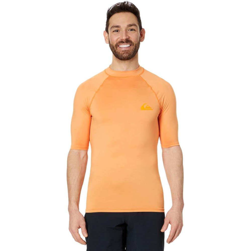 imageQuiksilver Mens Everyday Upf50 Short Sleeve RashguardTangerine