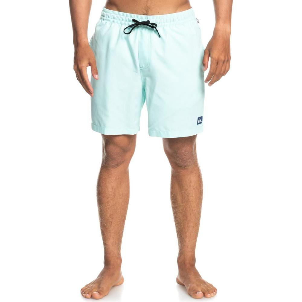 imageQuiksilver Mens Everyday Volley 17 Volley Swim Trunk Bathing SuitBlue Light