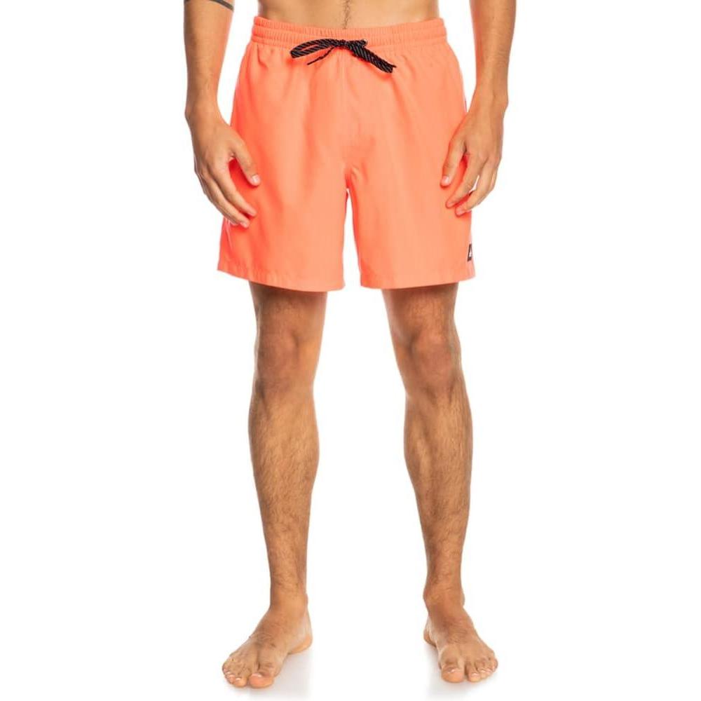 imageQuiksilver Mens Everyday Volley 17 Volley Swim Trunk Bathing SuitFiery Coral