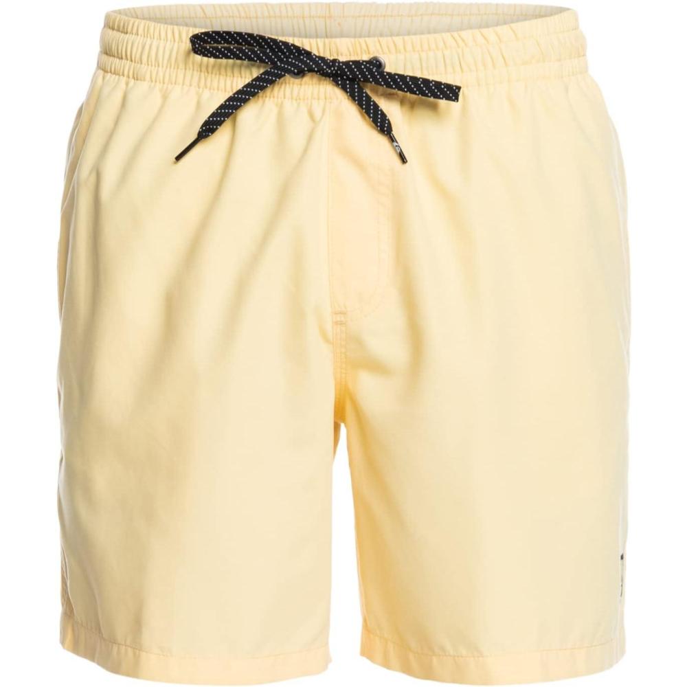 imageQuiksilver Mens Everyday Volley 17 Volley Swim Trunk Bathing SuitPale Banana
