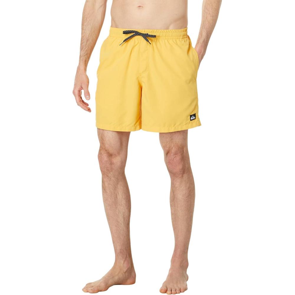 imageQuiksilver Mens Everyday Volley 17 Volley Swim Trunk Bathing SuitYolk Yellow