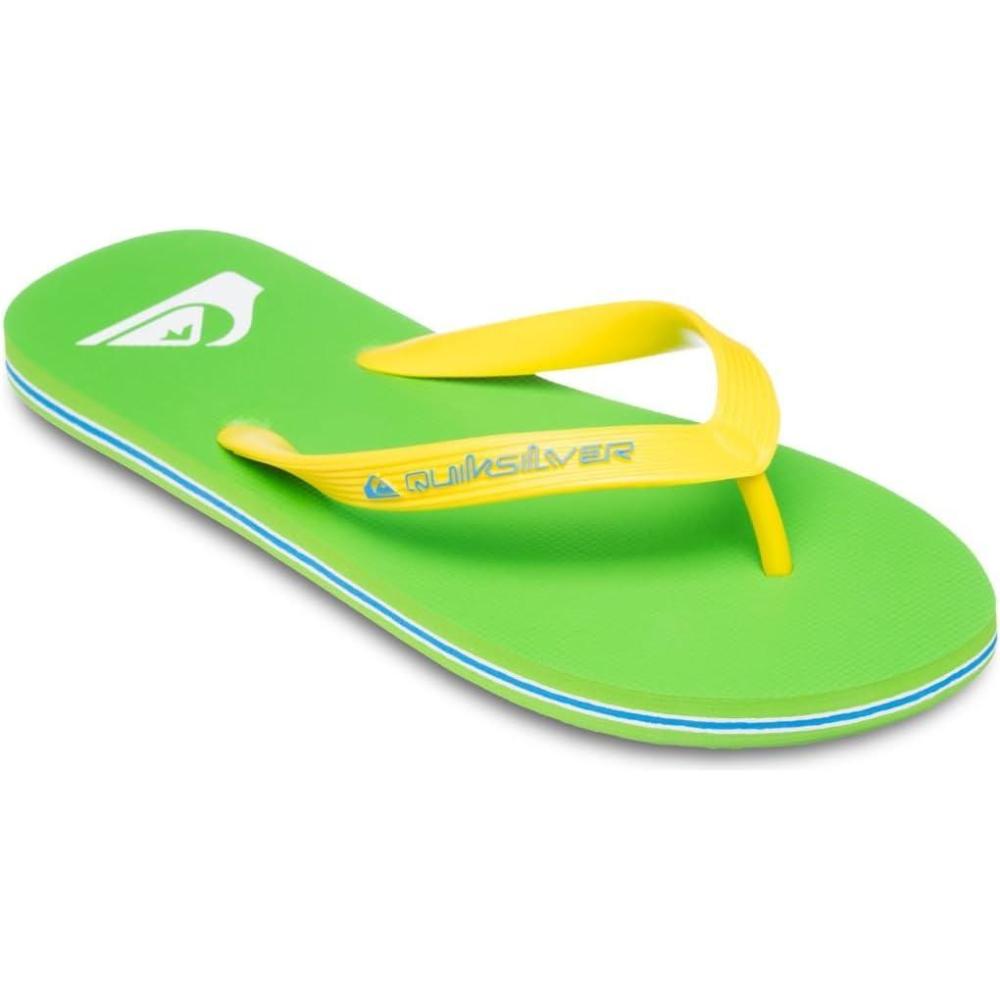 imageQuiksilver Mens Flip Flop SandalGreen Yellow