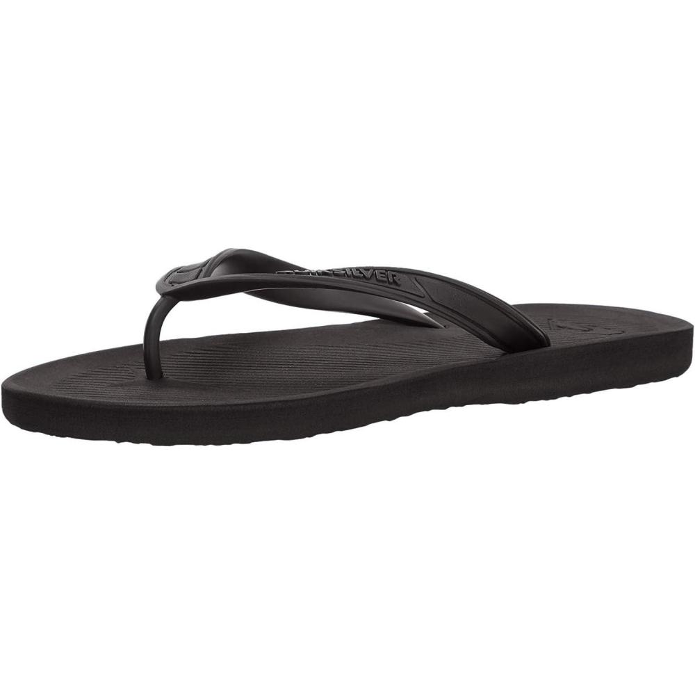 imageQuiksilver Mens Haleiwa FlipFlopsSolid Black