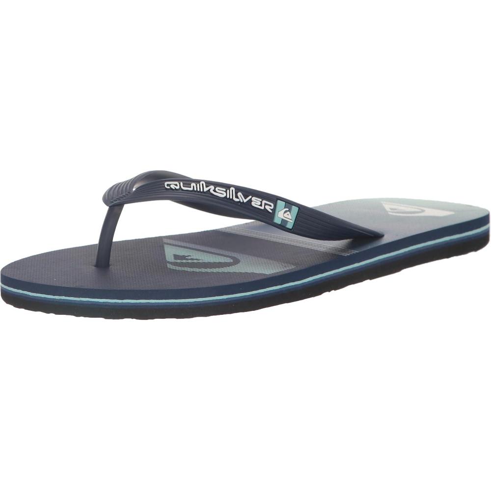 imageQuiksilver Mens Molokai Flip Flop Athletic SandalBlueBlueGreen 233