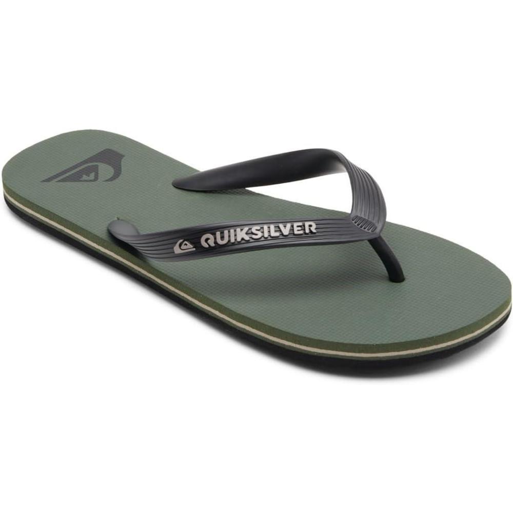 imageQuiksilver Mens Molokai Flip Flop Athletic SandalGreen Black Green
