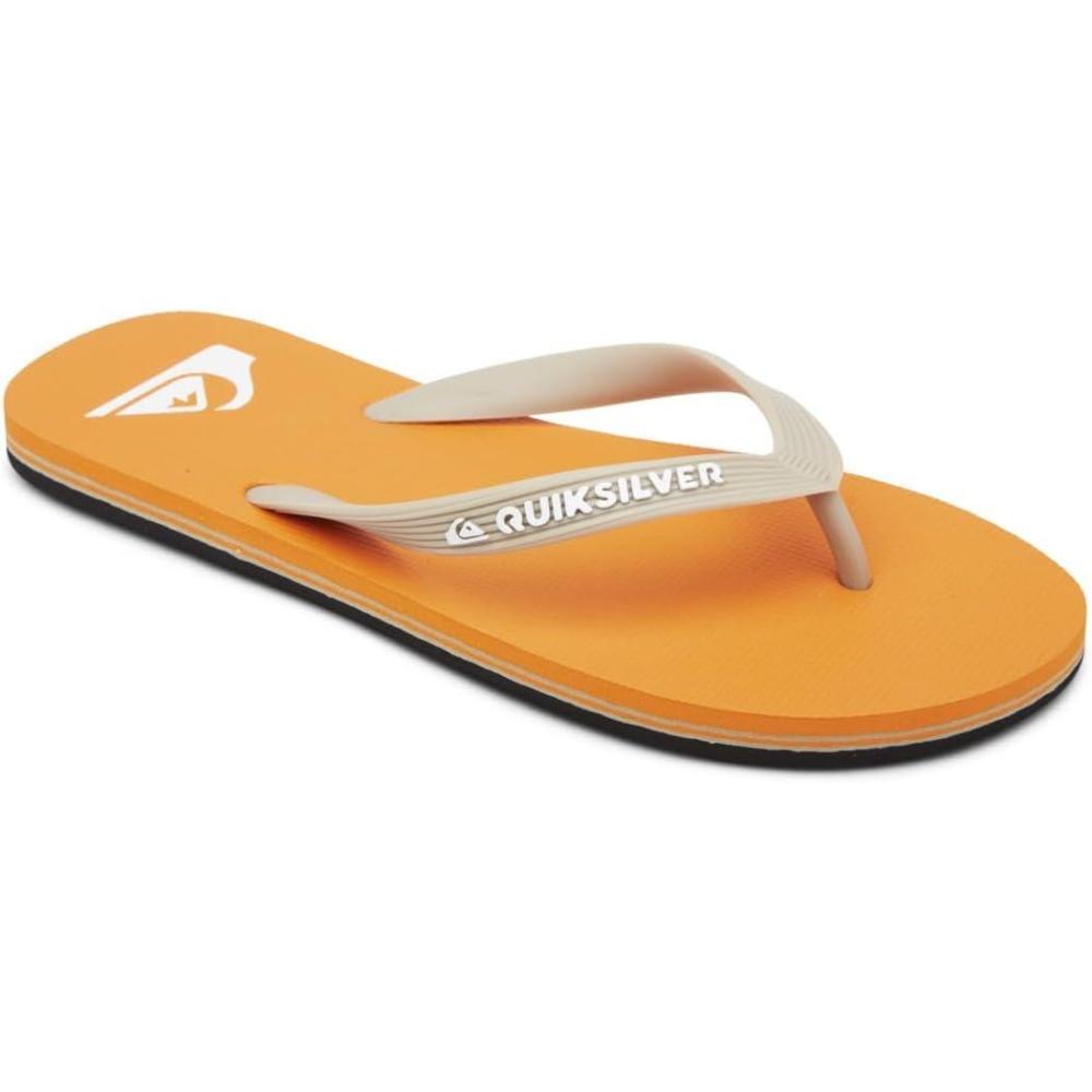 imageQuiksilver Mens Molokai Flip Flop Athletic SandalOrange Orange White