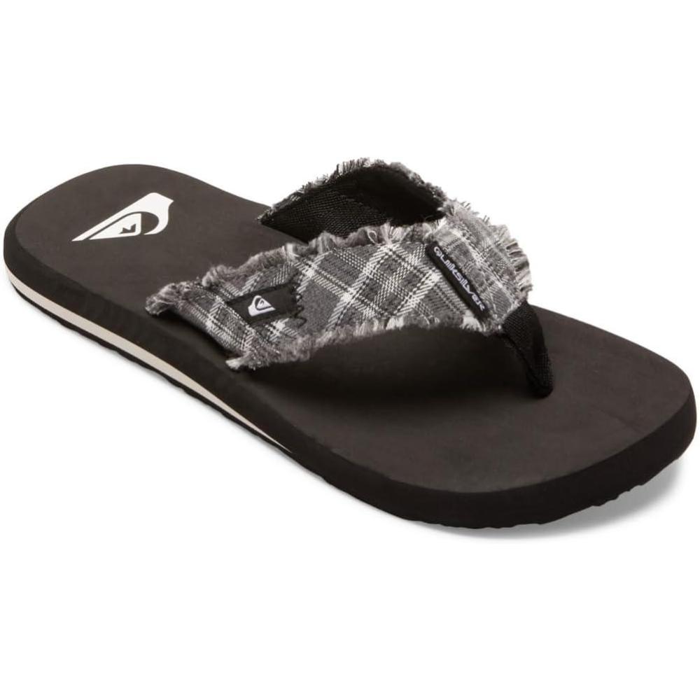 imageQuiksilver Mens Monkey Abyss ThreePoint SandalBlack 4