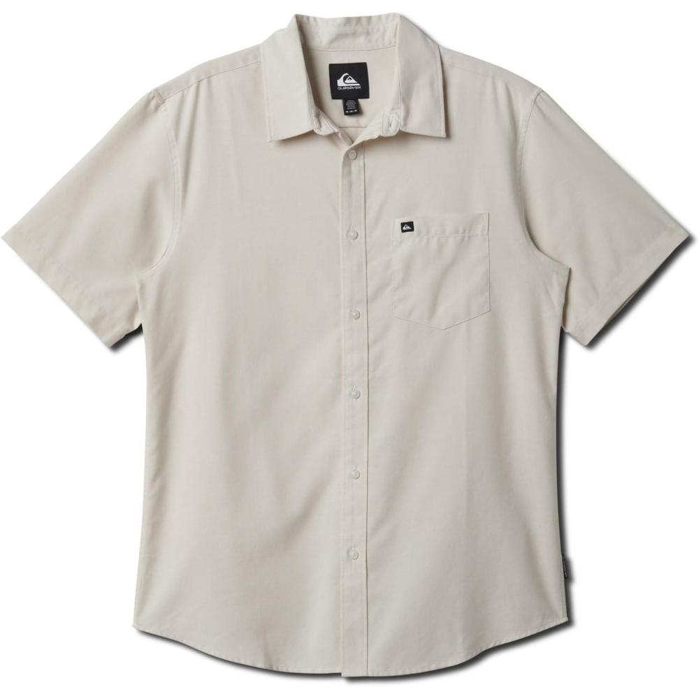 imageQuiksilver Mens Quiksilver Mens Shoreline Classic Button Up Woven TopSilver Birch