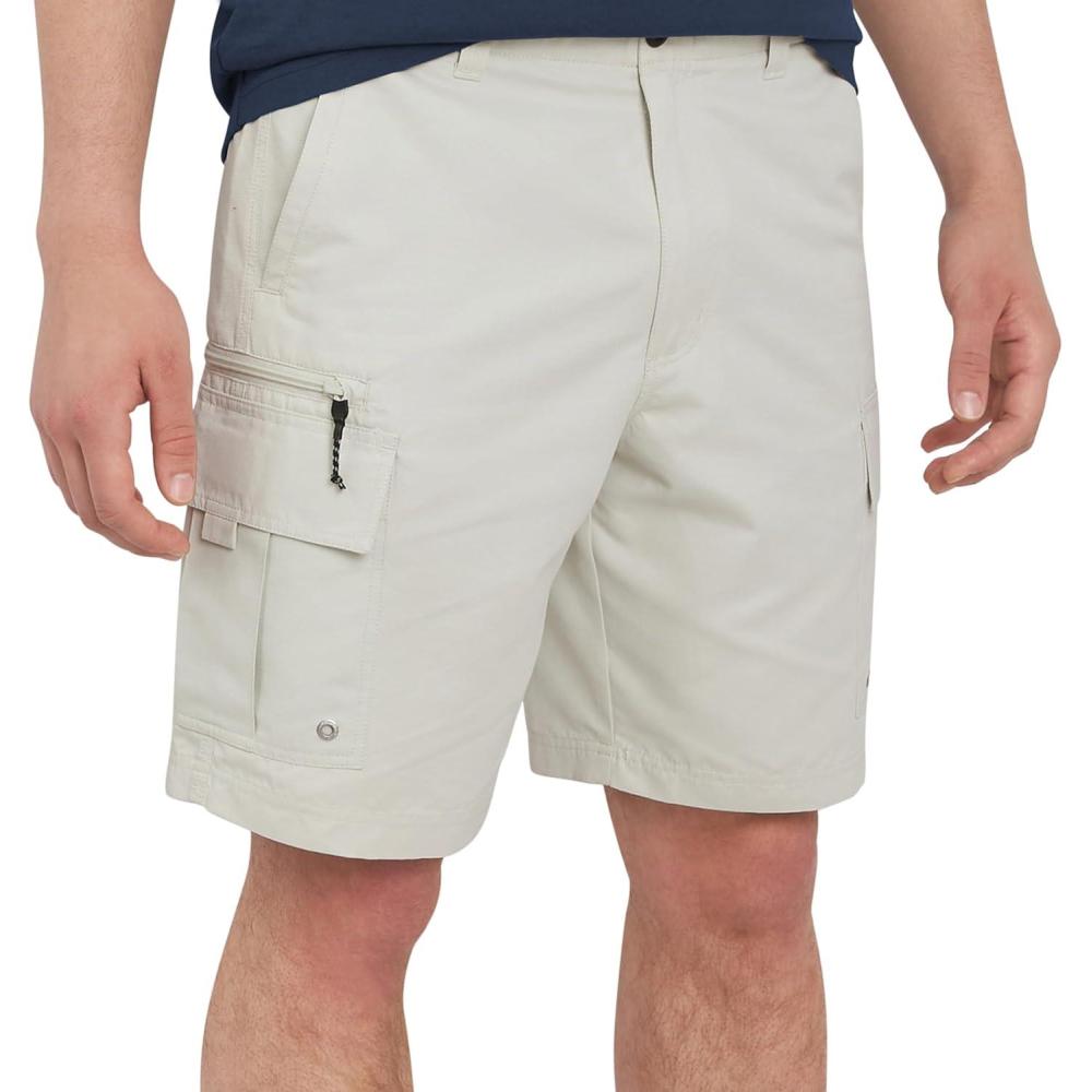 imageQuiksilver Mens Regular Fit Fixed Waist Water Friendly Active Hybrid Cargo Shorts 3242Silver Birch