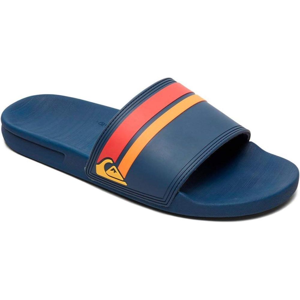 imageQuiksilver Mens Rivi Slide Sandal With Hydrobound ComfortBlue Blue Red Blue Xbrb
