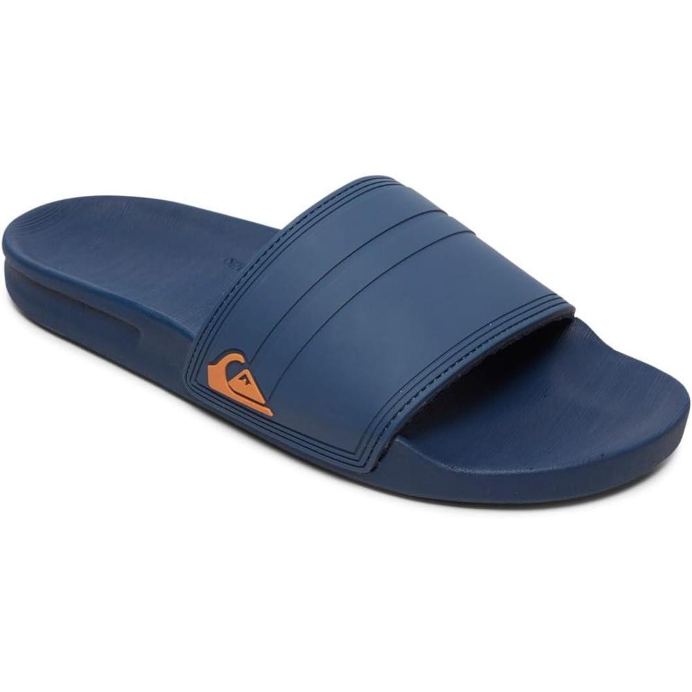 imageQuiksilver Mens Rivi Slide Sandal With Hydrobound ComfortBlue Blue Yellow