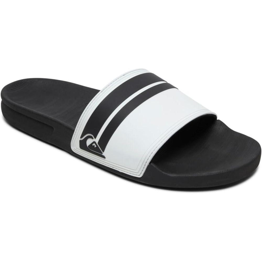 imageQuiksilver Mens Rivi Slide Sandal With Hydrobound ComfortWhite Black White