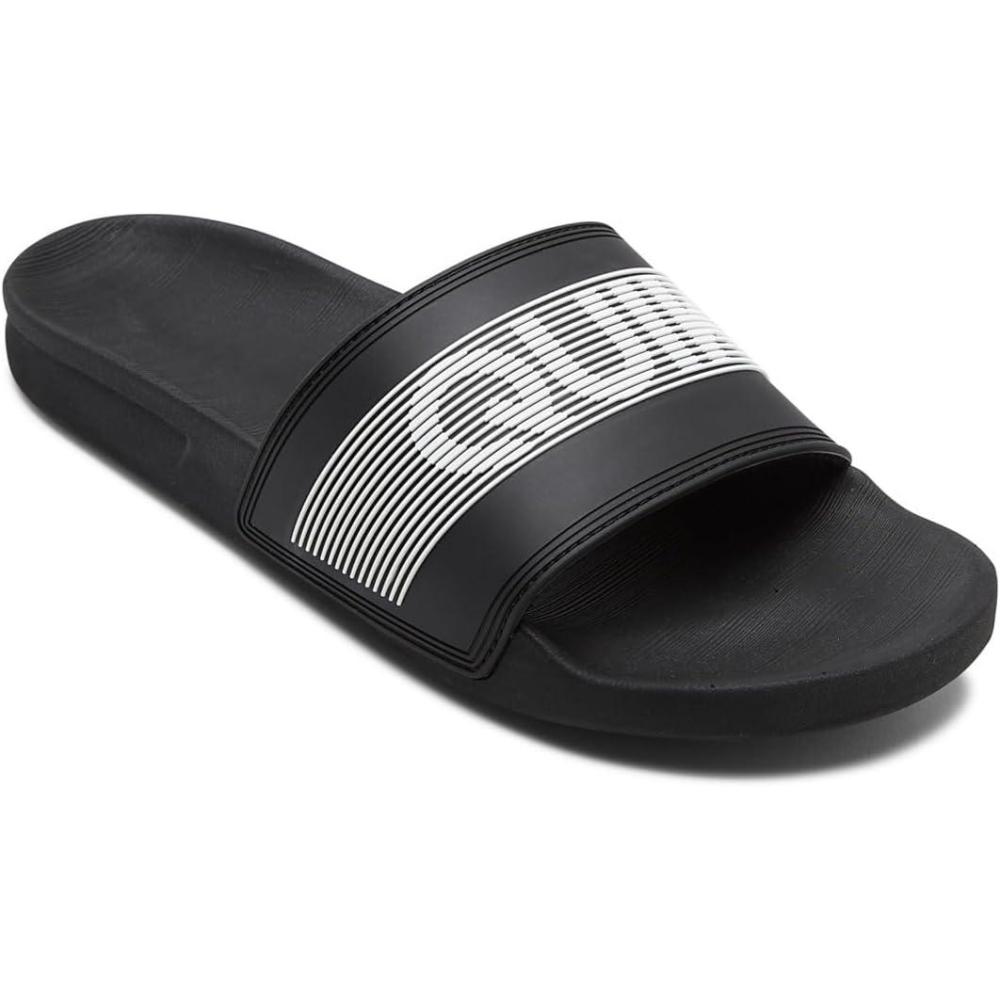 imageQuiksilver Mens Rivi Wordmark Slide SandalsBlack White