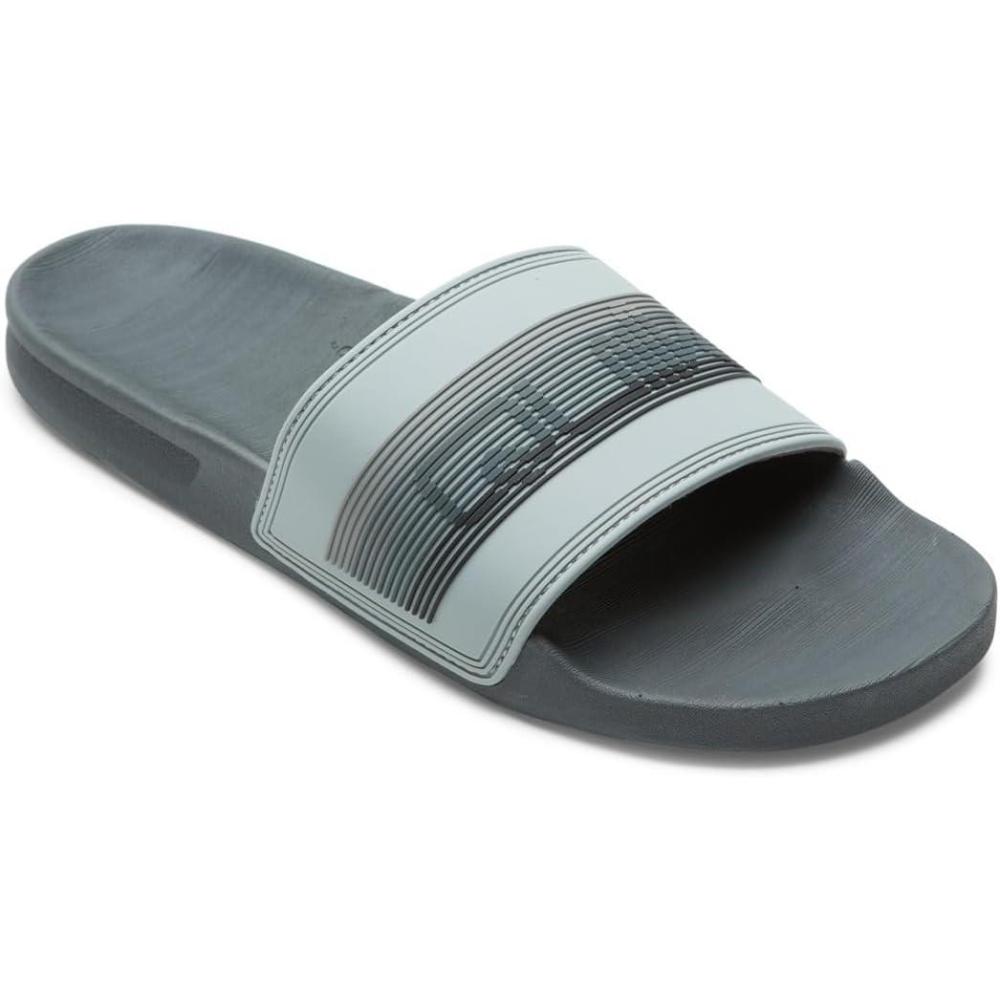 imageQuiksilver Mens Rivi Wordmark Slide SandalsGrey 1