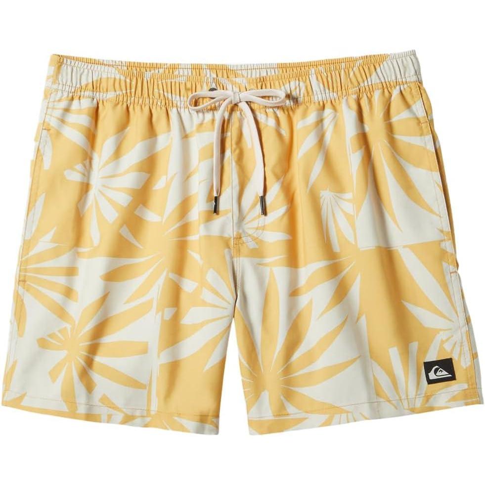 imageQuiksilver Mens Standard Everyday Mix 17 Volley Boardshort Swim TrunkOchre