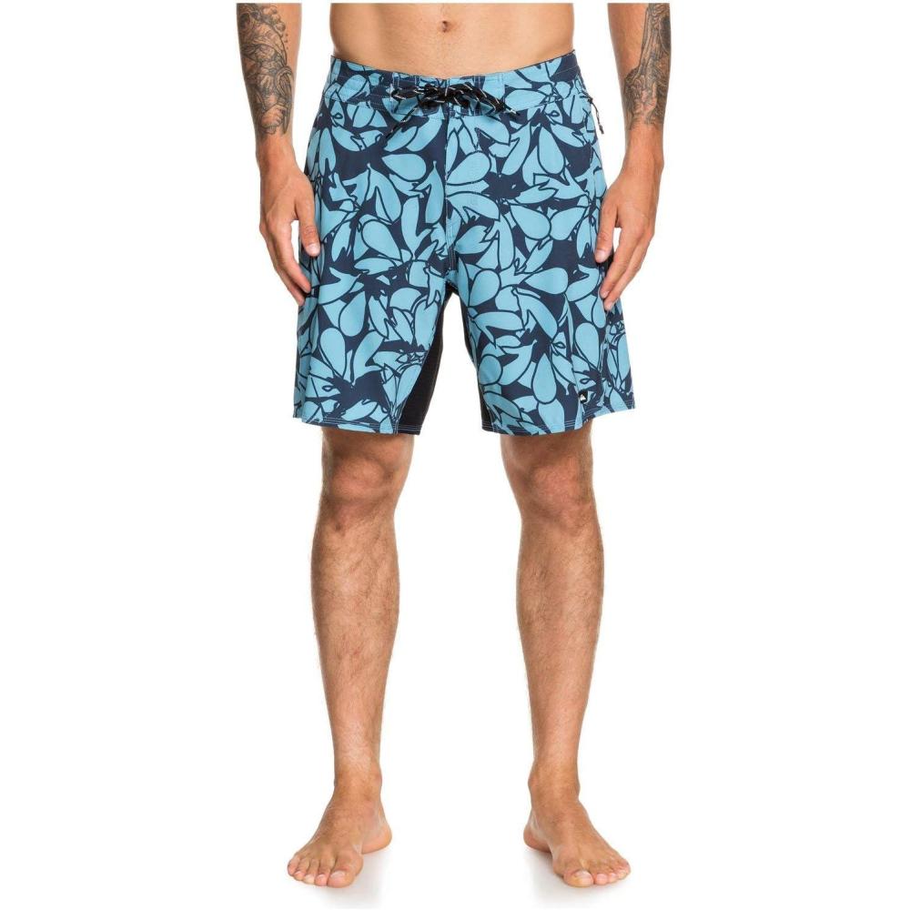 imageQuiksilver Mens Standard Paddler Print Boardshort 19 Swim TrunkStill Water