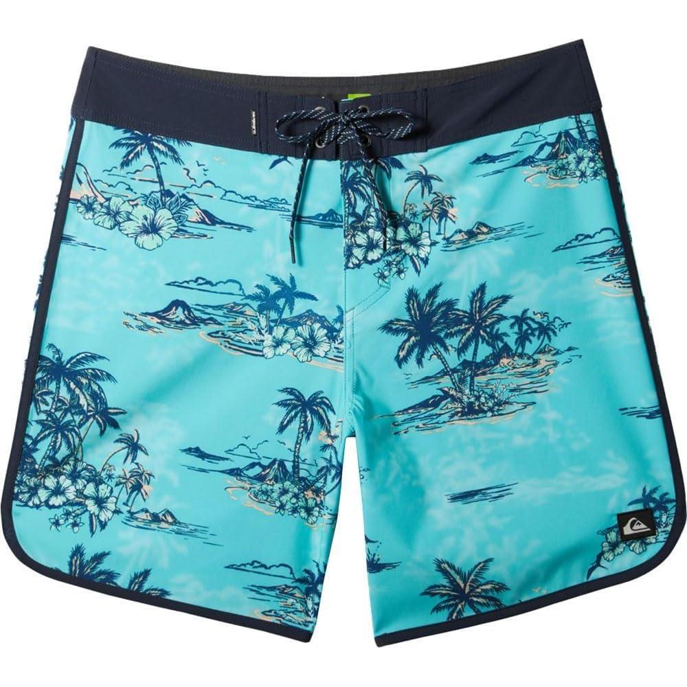 imageQuiksilver Mens Surfsilk Scallop 19 Boardshort Swim TrunkCapri