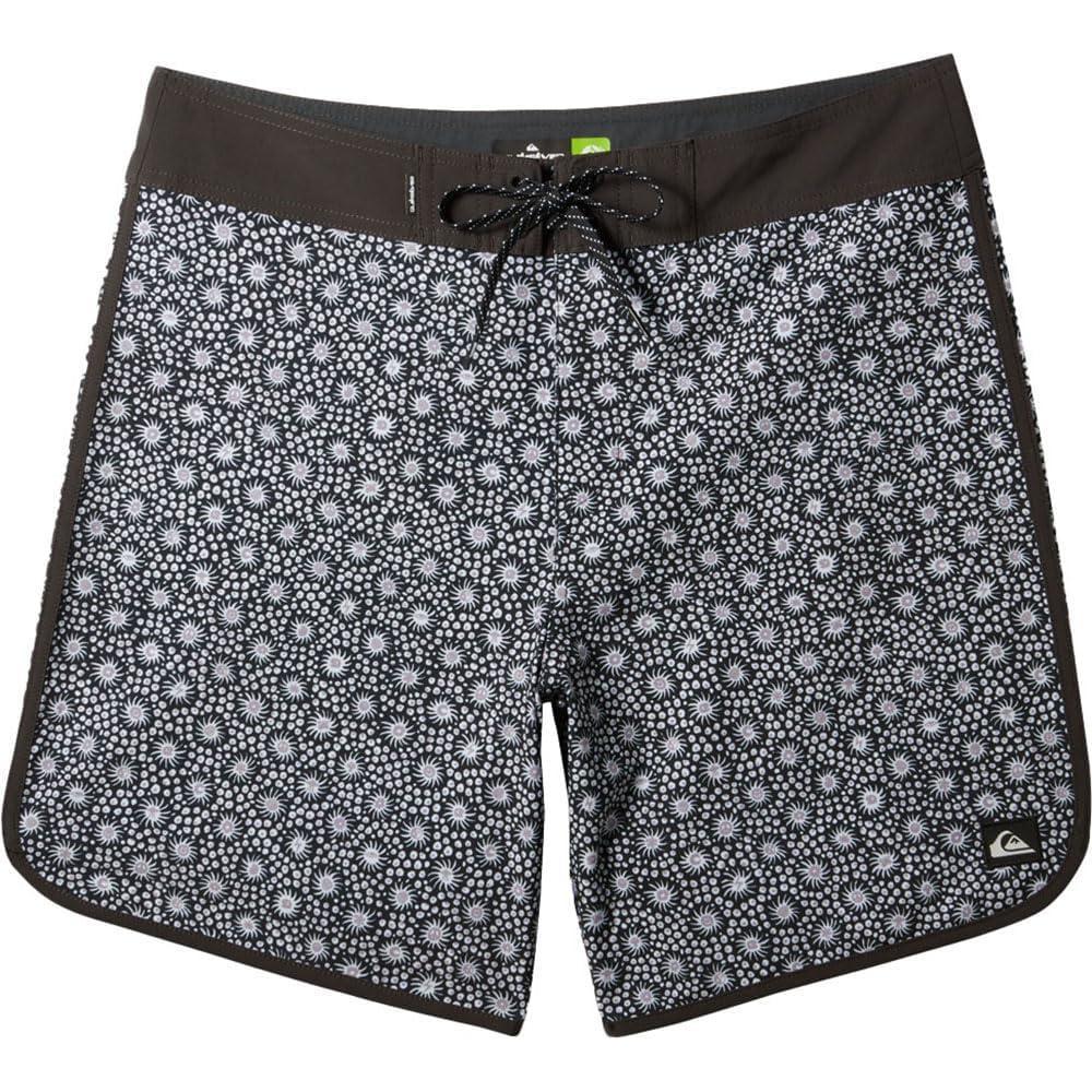 imageQuiksilver Mens Surfsilk Scallop 19 Boardshort Swim TrunkTarmac