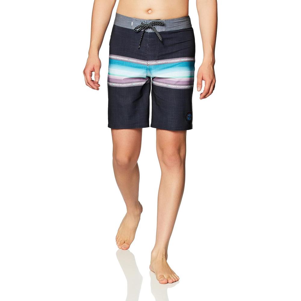 imageQuiksilver Mens Surfsilk Tijuana 19 BoardshortsDark GreyPurpleBlue