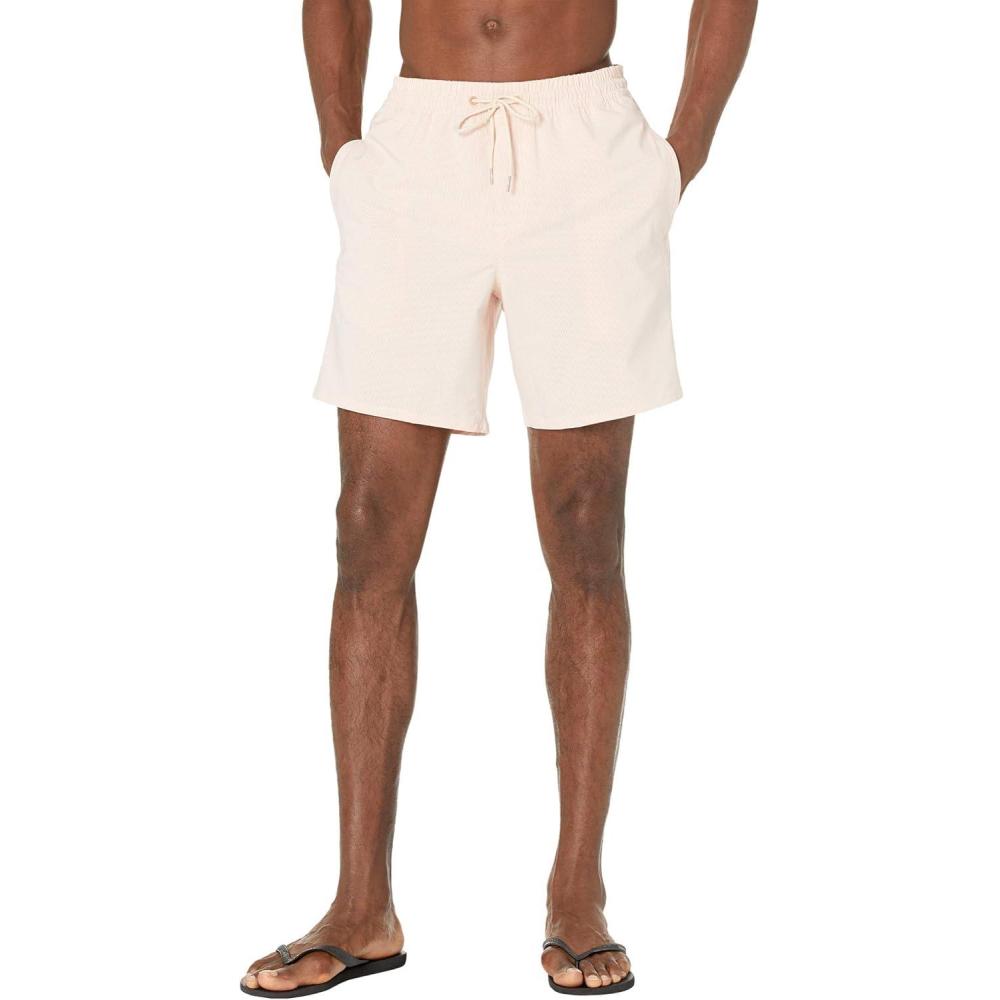 imageQuiksilver Mens The Deck 18 Volley Swim Trunk BoardshortCanyon Sunset the Deck Volley 18