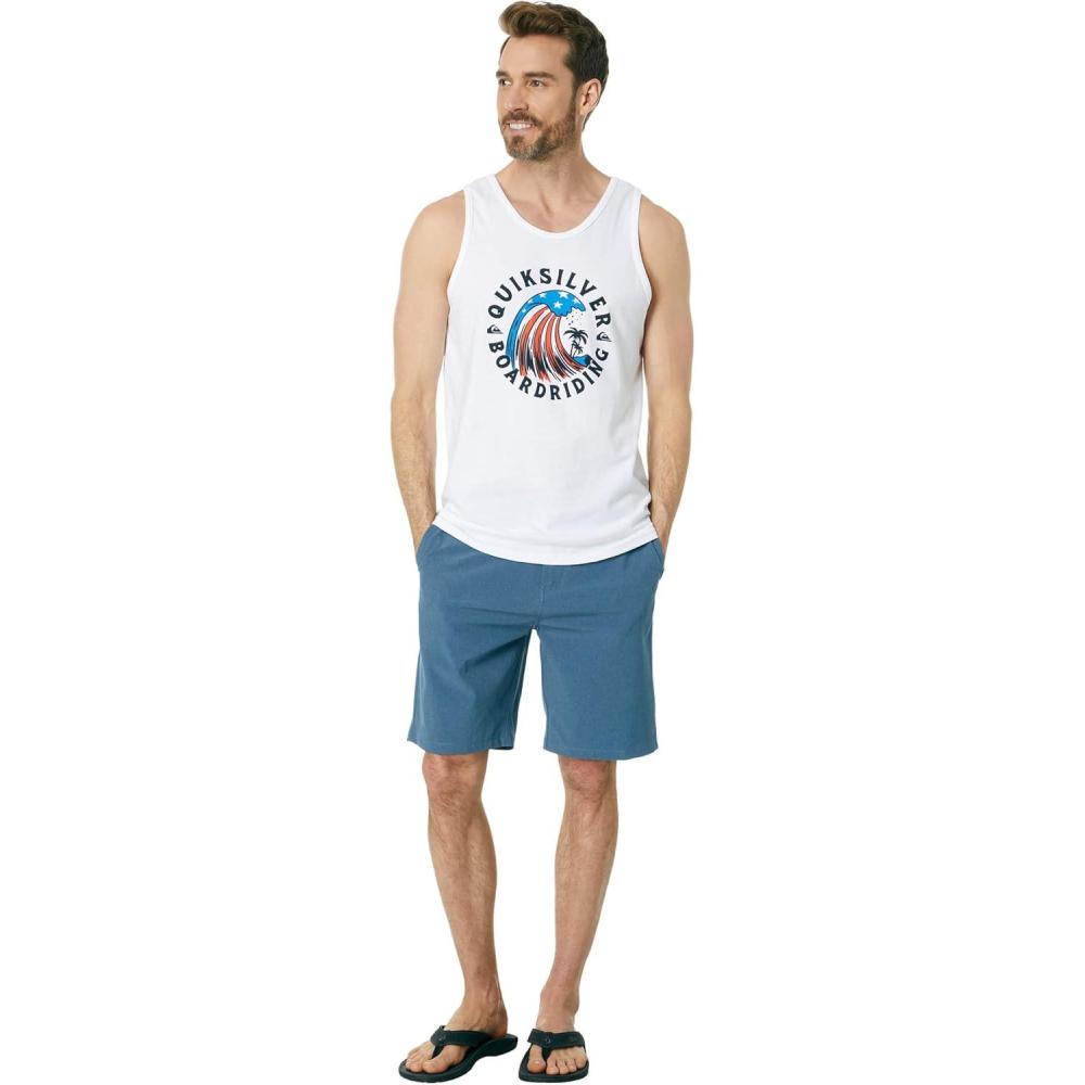 imageQuiksilver Mens Union Amphibian 20 Inch Water Friendly Hybrid Short 2844Bering Sea