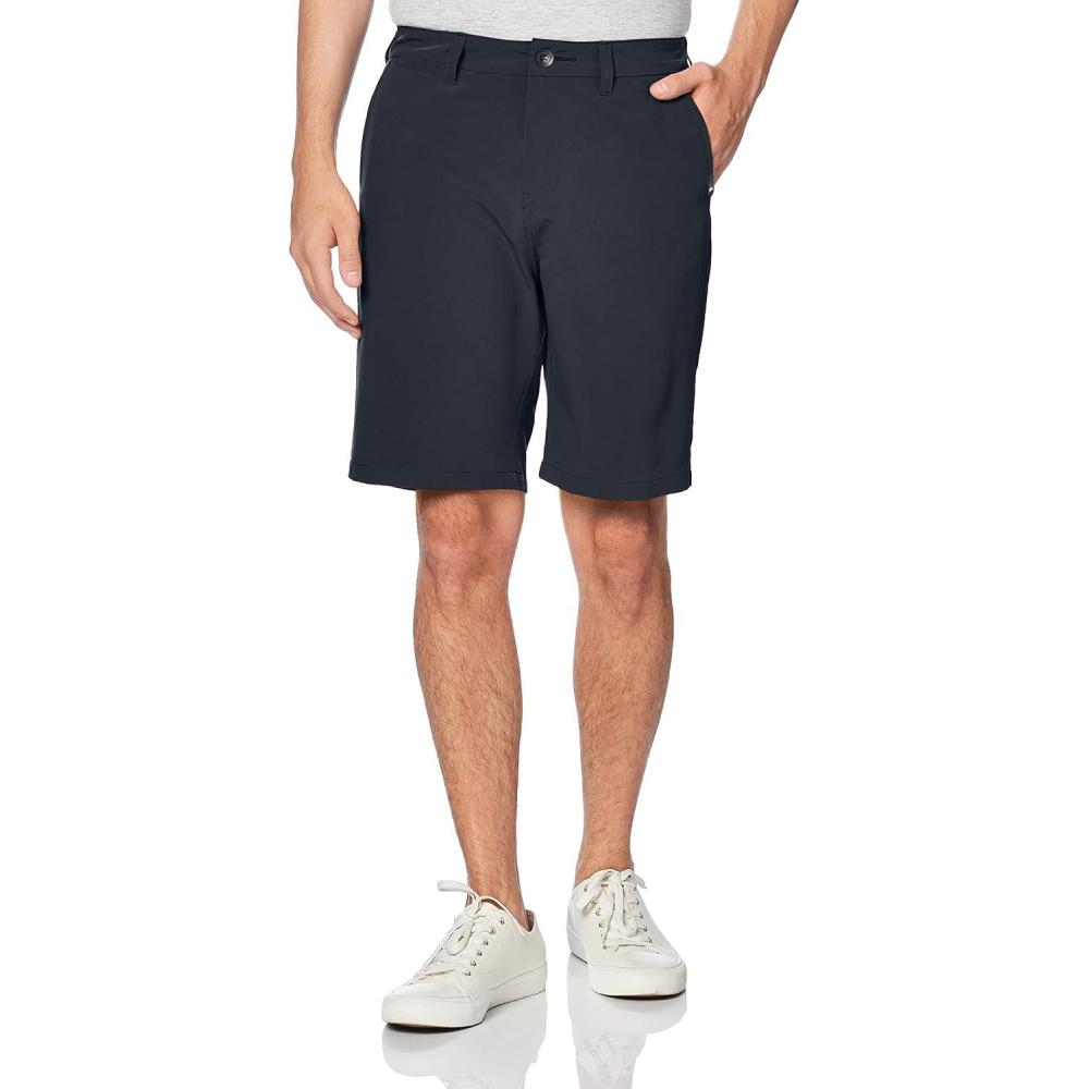 imageQuiksilver Mens Union Amphibian 20 Inch Water Friendly Hybrid Short 2844Black Ocean